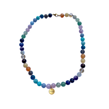 Load image into Gallery viewer, Multi Gemstone Collier Necklace / Chakra Bliss - Bohemian Royalties