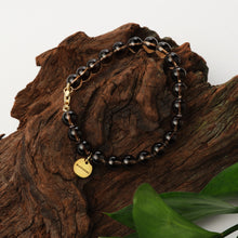 Load image into Gallery viewer, Smoky Quartz Bracelet | Collier Easy Release - Bohemian Royalties