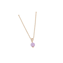 Load image into Gallery viewer, Stylish and minimalistic 42 cm long Kunzite necklace.