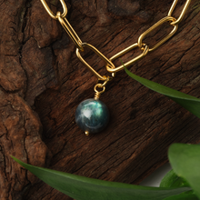 Load image into Gallery viewer, Labradorite Necklace | Infinity Conscious Transformation - Bohemian Royalties
